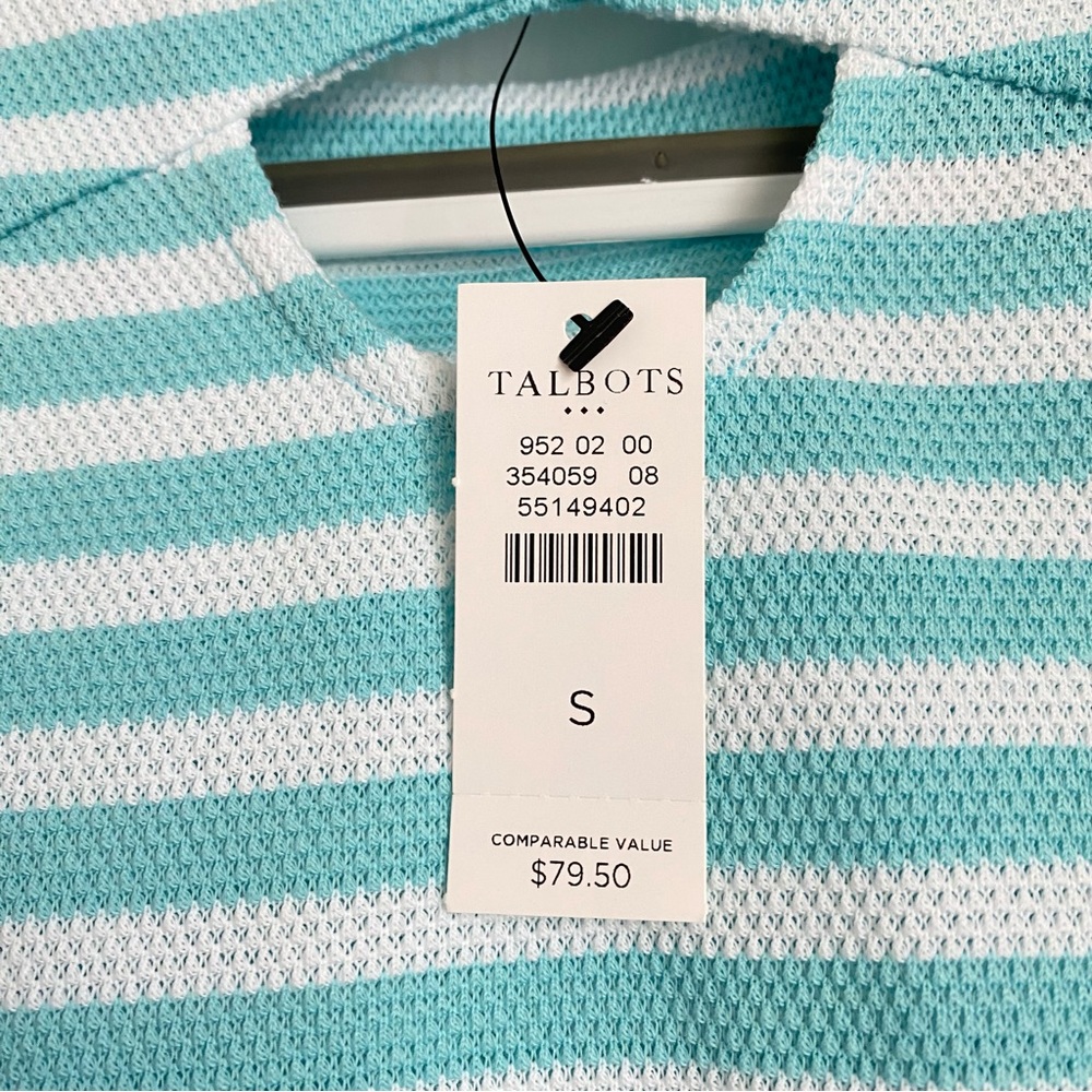 Talbots Striped Top - Picture 3 of 4